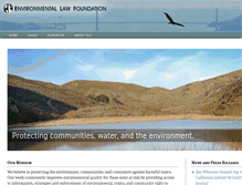 Tablet Screenshot of envirolaw.org